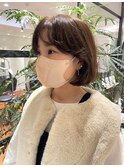 柔らか丸みボブ