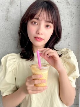 アンスールミミ 南草津店(Ansur mimi) フェミニン透け感グレージュ