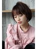前髪縮毛矯正＋前髪カット ￥8,800→7,700