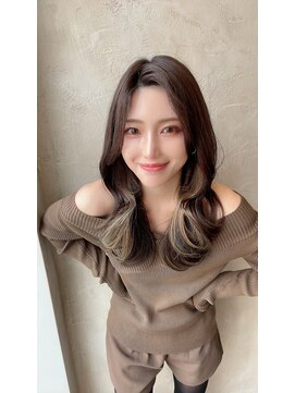 アフロート ルヴア(AFLOAT RUVUA) [木原]20代30代40代大人かわいいセミロングレイヤースタイル