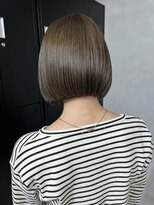 ルネ 北千住(Renee) オリーブボブ_ ダークアッシュチェリーブラウンフェミニン