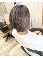 ヘアメイク ゼロ(0)&nbsp;ボブ×バレイヤージュ