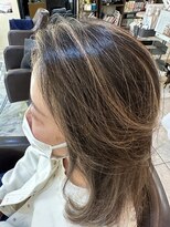クライブ ヘアー 千葉中央店(CRiB hair) 地毛にハイライト!