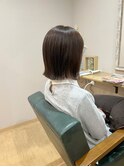 簡単スタイリング☆切りっぱなしボブ
