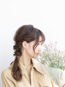 ヘアーデザインハル(hair desigin hal) 編み下ろしスタイル