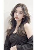 韓国風くびれロングレイヤー/骨格ナチュラル、ウェーブ◎