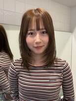 ラフ 新宿(Laff)&nbsp;新宿顔周りレイヤーシャギーレイヤー韓国ヘアセミディ/艶髪/美髪