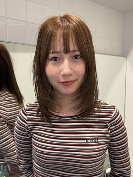 ラフ 新宿(Laff) 新宿顔周りレイヤーシャギーレイヤー韓国ヘアセミディ/艶髪/美髪