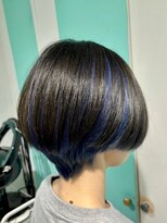 マティーナ ヘアー 池袋(Matina hair)&nbsp;【アンブレラカラーブラック×ブルー】20代30代40代50代