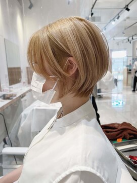 バサ 花小金井店(BASSA) ショートカット×ひし形ショートボブ×前髪あり20代30代40代　a
