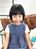 ヘアー アイス 御器所本店(HAIR ICI) ★キッズカット★可愛い切りっぱなしひし形ボブカット