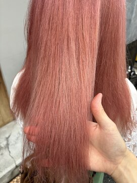 ヘアメイク マージ(hair make merge) 《東住吉区/デザインカラー》ダブルカラーピンク
