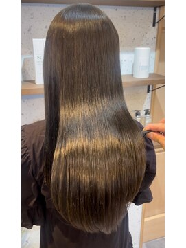 ジーナ 福岡天神(Zina) [Zina福岡天神]髪質改善/オリーブベージュ/韓国ヘア/前髪