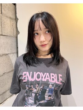 ロールアップスリーブス(ROLL UP SLEEVES) layercut / grayblack