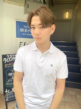 フェブ(fev) (fev_sora)韓国風センターパート×ベージュカラー