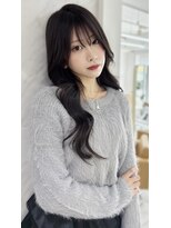 レイリー 原宿 表参道(Rayreee) 韓国アイドルくびれヘア似合わせシースルーバング/前髪/顔周り