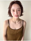 【北千住】カーリーヘアー×立ち上げバング