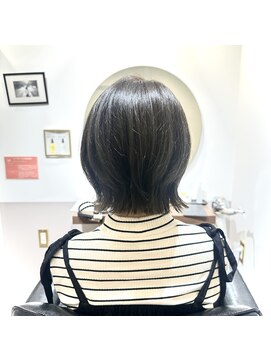 トッカ 浅草店(tocca) 【山上】レイヤーボブ×カーキベージュ◇