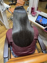 アウラ 近鉄八尾駅前店(Aura)&nbsp;レイヤーカット×イルミナカラー×UPTOGLOSS髪質改善  近鉄八尾