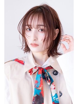 ドリップ バイ ハバナ 原宿(driP. by HAVANA) 大人可愛いレイヤーボブ/2wayバング/髪質改善アッシュベージュ