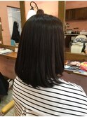 ミディアムストレート
