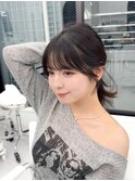 くびれレイヤー/顔まわりカット/くびれ巻き/レイヤーカット