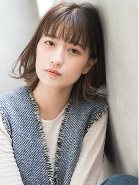 フレームプラス 天王寺あべの店(FRAME+) 【FRAME 天王寺あべの】フルバング/こなれヘア