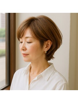 スープレックス ヘアーデザイン(SOUPREX HAIR DESIGN) ミセスナチュラルショートボブ　20代 30代 40代 50代 60代