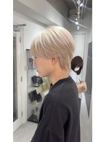 メンズペレ 渋谷(MEN'S PELE)&nbsp;MEN’S HAIR/ブルーブラック/フェザーパーマ/渋谷