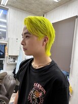 ヘアクリエイトミニ(HAIRCREATE32)&nbsp;ネオンイエロー×ウルフミディで個性を極める
