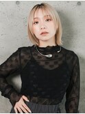 ハイトーンレイヤーボブ/顔まわりレイヤー