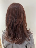 シュリンプイッチョウメモコ(SHRIMP一丁目moco) ブラウンボルドーカラー (ブリーチ施術なし)