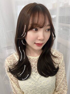 ハピネス 梅田茶屋町店(HAPPINESS) レイヤーカット/くびれヘア/ワンカール/顔まわり/ブリーチなし