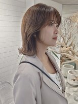 ディルト 代々木上原(DILT) 似合わせカット大人ガーリーミディアムレイヤーカット小顔カット