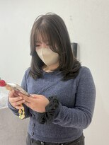 ピヨン 心斎橋(piLLon) 【piLLon心斎橋RYUKA】小顔に見せるヘア/ミディアムレイヤー