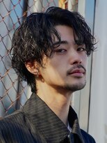 フィフス 札幌大通(fifth)&nbsp;札幌メンズパーマルーズパーマシャドウパーマセンターパート緩め