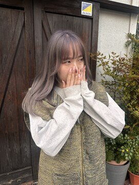 アミエ(AMIE) 《lavendergreige ×layercut》