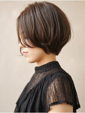 ヘアーループセラデザインワークス(Hair ruup Sela design works) 丸みショートボブ