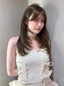 【saaya限定】カット+ブリーチなしダブルカラー+トリートメント¥19.000