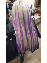 エクステンションシュシュ(Extension chou chou) PINK×VIOLET