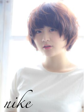 ニーケ 池袋 池袋西口(nike) 【nike池袋】小顔ショート☆外国人風カラー☆8stepハホニコ☆
