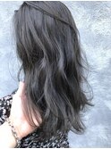 〈清澄白河 半個室〉艶ロング/シルバーグレー