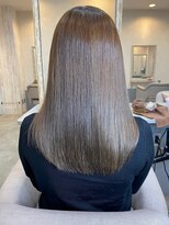 ジーナ 渋谷駅前(Zina)&nbsp;小顔セミウェットウェーブピンクベージュハイライトカラー