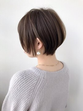 トータルビューティーハウス フラップ ミチ 野田店(total beauty house flap MICHI) 【flapMICHI島田和也】小顔丸みショートボブ