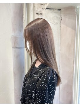 アリー 原宿 表参道(ALLY) [ALLY松村]ブリーチなし☆ミルクティーベージュ