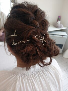 メゾンジュウニ 編み込みルーズアップ