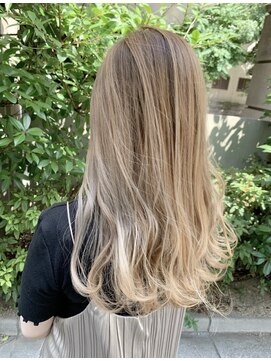 ヘアーデザイン アズール(Hair Design Azur) 【Azur】milk beige × バレイヤージュ