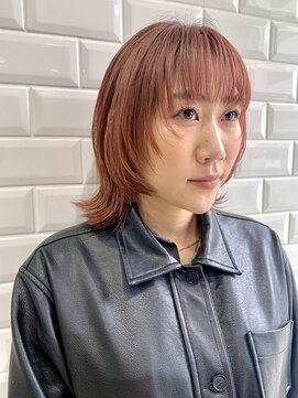 アピィス(APPiiS) 外はねボブ×ウルフヘア