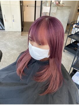 ラフ 難波店(LAFF) #黒髪#ボブルフ#ネビージュ#小顔#ワンレン