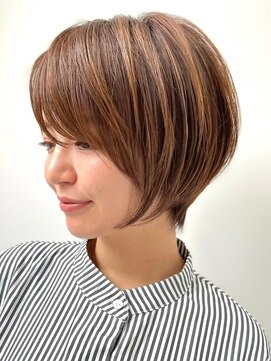 プルーヴ 秋葉原(prove) 30代40代大人女性/前髪ありショートボブ/ショートヘア/髪質改善